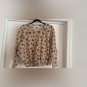 Vestique Beige Leopard Print Sweater